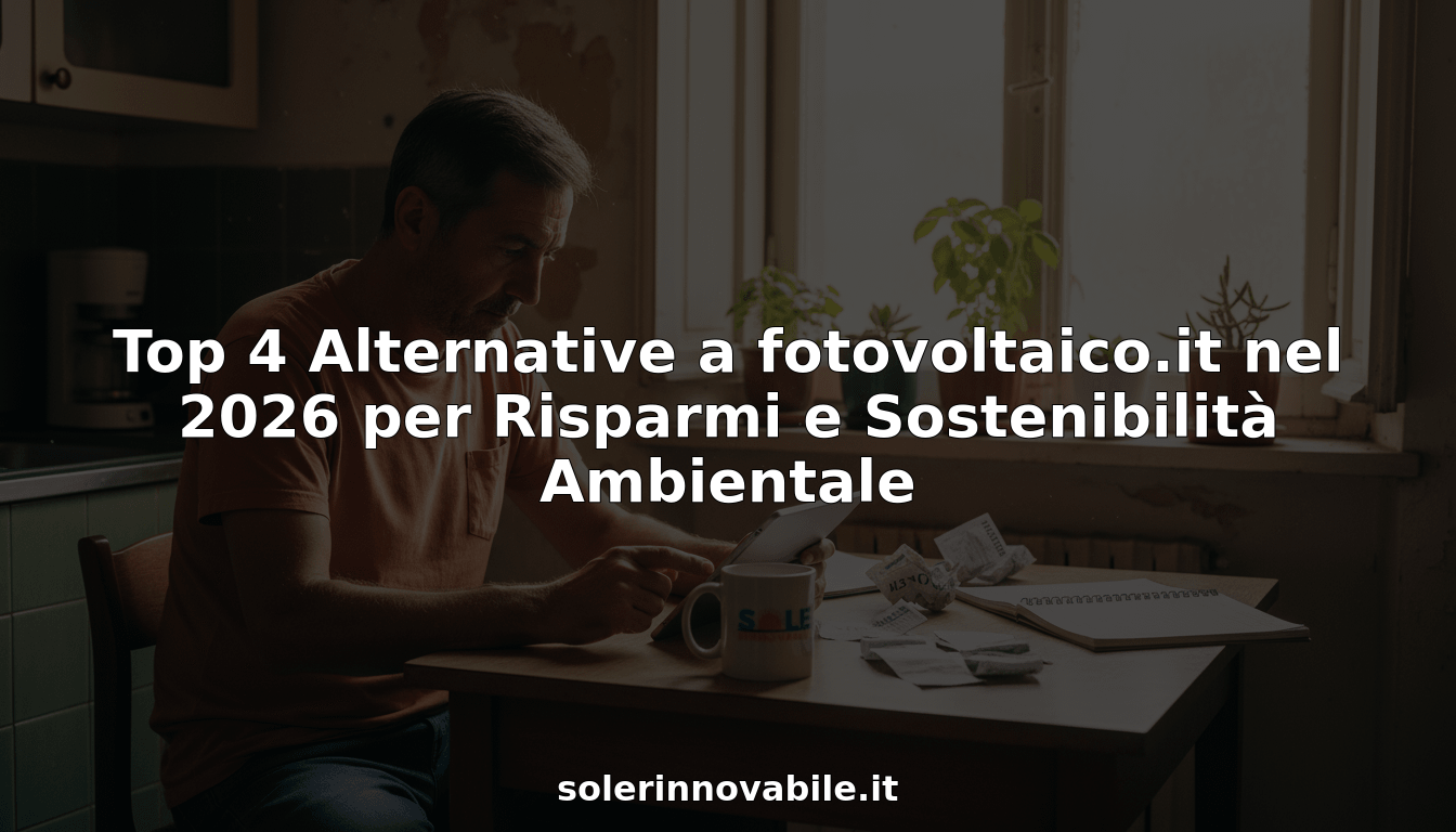 Il proprietario di casa valuta diverse offerte per l’installazione di pannelli solari.